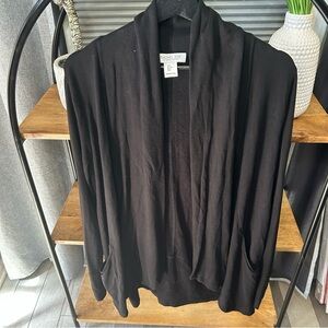 Rachel Zoe Lagenlook  Draped Open Cardigan. Asymmetrical hem. Womens Small.